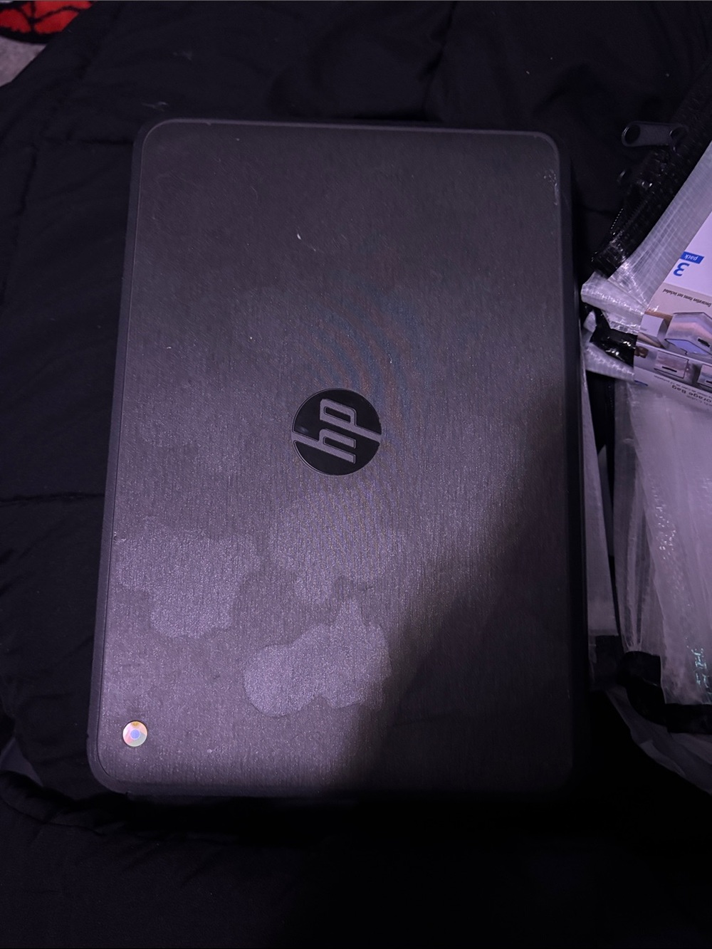 HP Black Laptop with HP Logo - Sleek Matte Finish